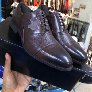 Classic Men’s Lace Up Formal Shoes-Dark Brown