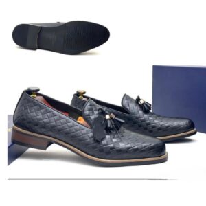Black loafers Classic Style Men's Shoes