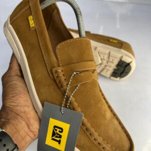 Casual Brown Suede Slip-On Loafers for Men