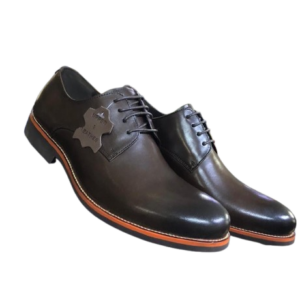 Premium Dark Brown Leather Formal Lace-Up Shoes for Men