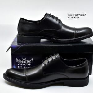 Official Black Wingtip Oxford Dress Shoes