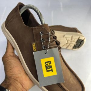 Caterpillar Casual Suede Lace-Up Shoes – Brown